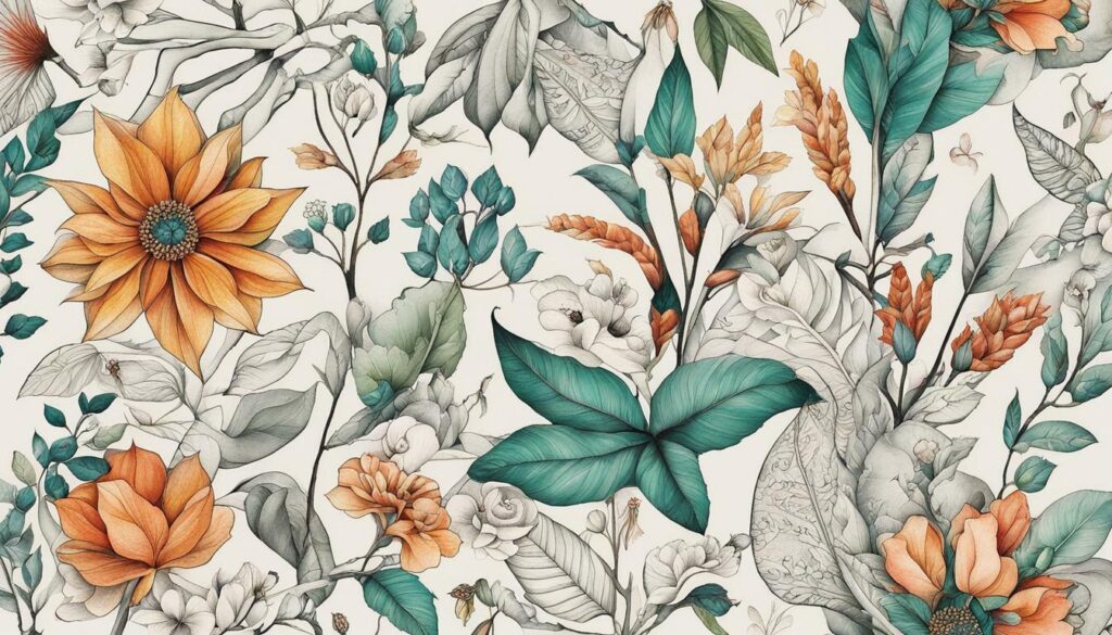 Botanical Tattoo Style