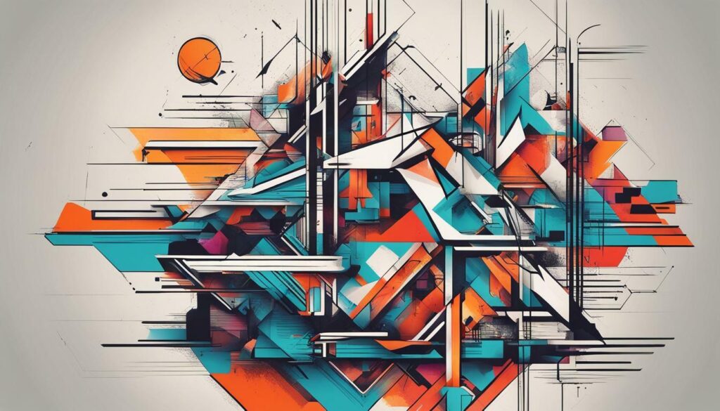 Glitch Tattoo Style