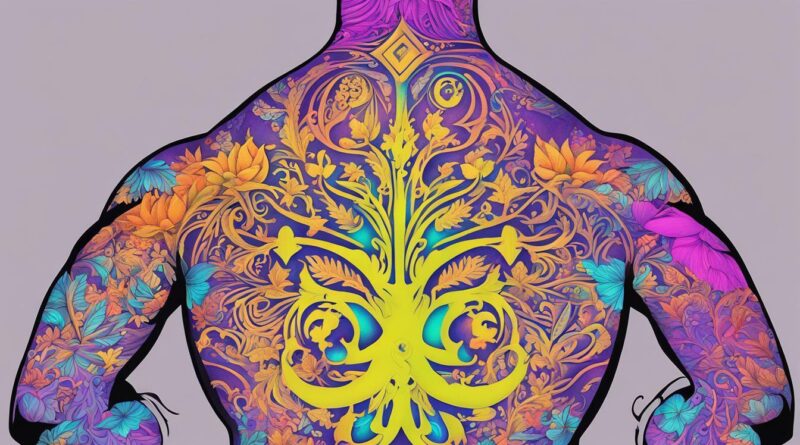 UV Glowing Tattoo Style